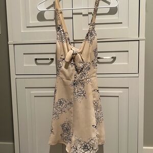 Floral Light Pink Romper